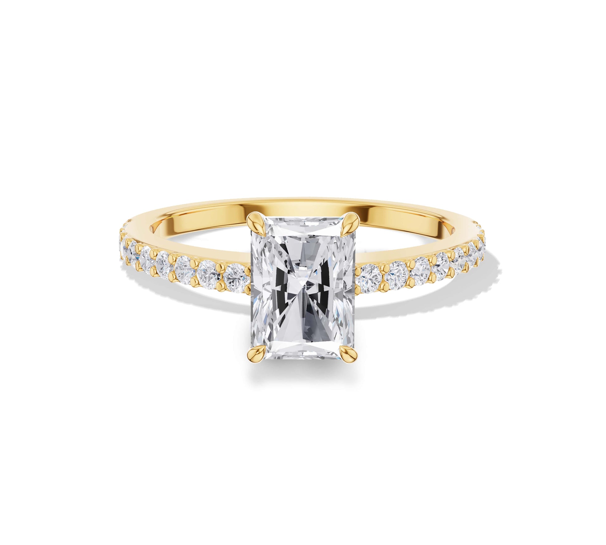 radiant diamond ring