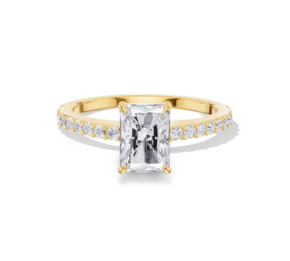 radiant diamond ring