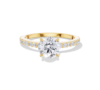lab created engagement rings