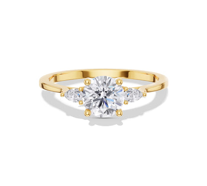 three stone engagement rings​
