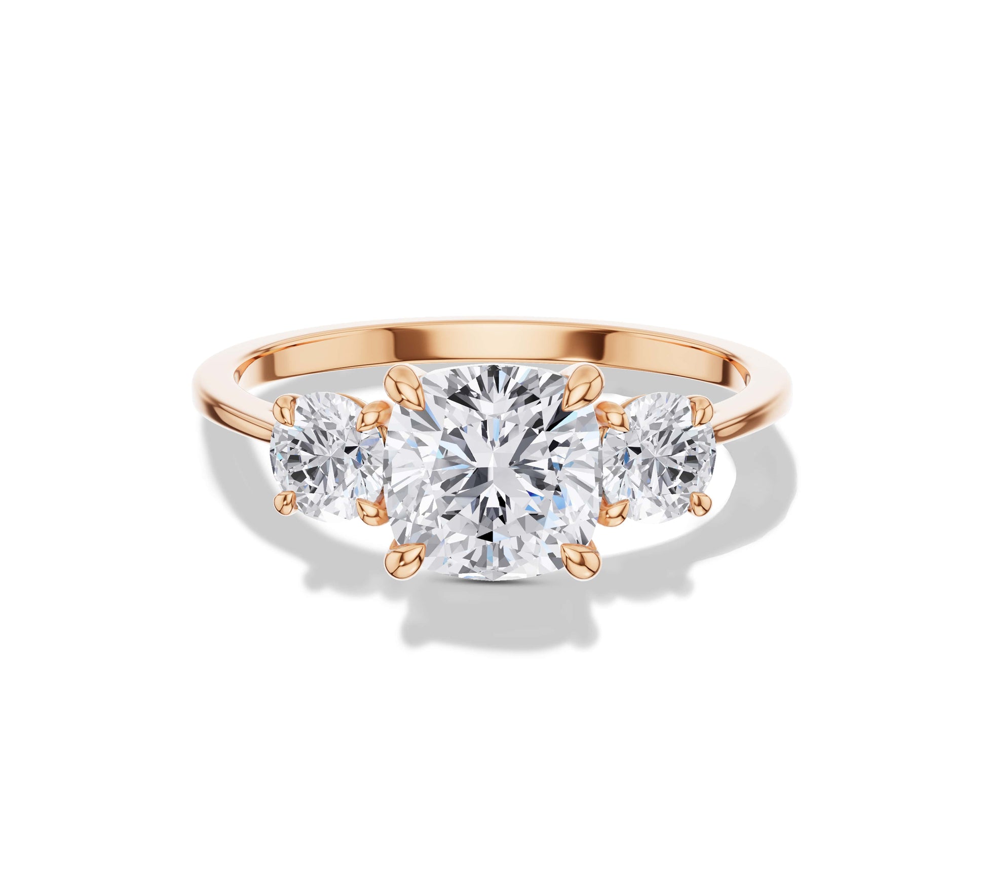 cushion cut engagement ring