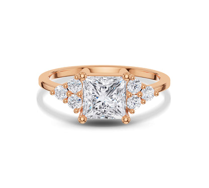 nature inspired wedding ring sets​