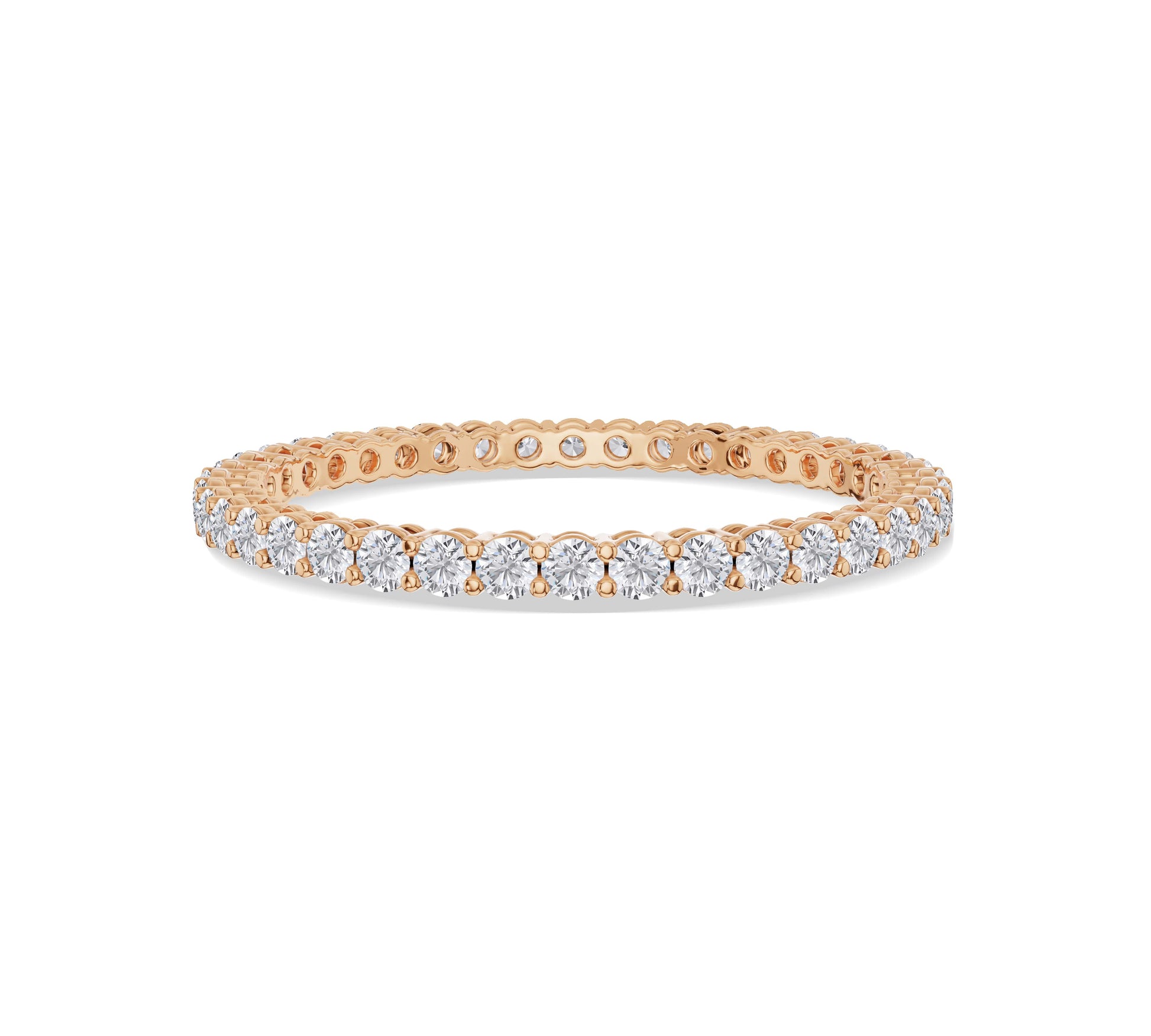 Timeless gold diamond eternity ring