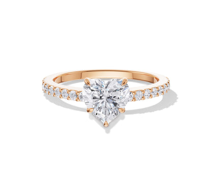 heart shape diamond ring