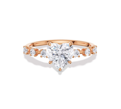 heart diamond ring engagement