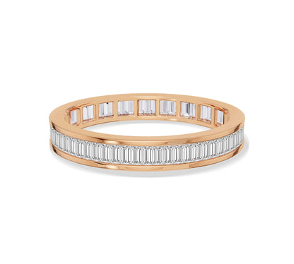 Timeless channel set diamond band