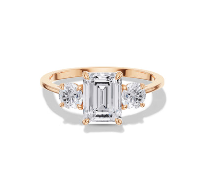 rose gold engagement ring
