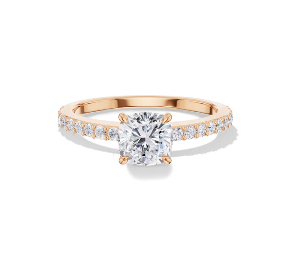 Cushion Cut Diamond Engagement Ring