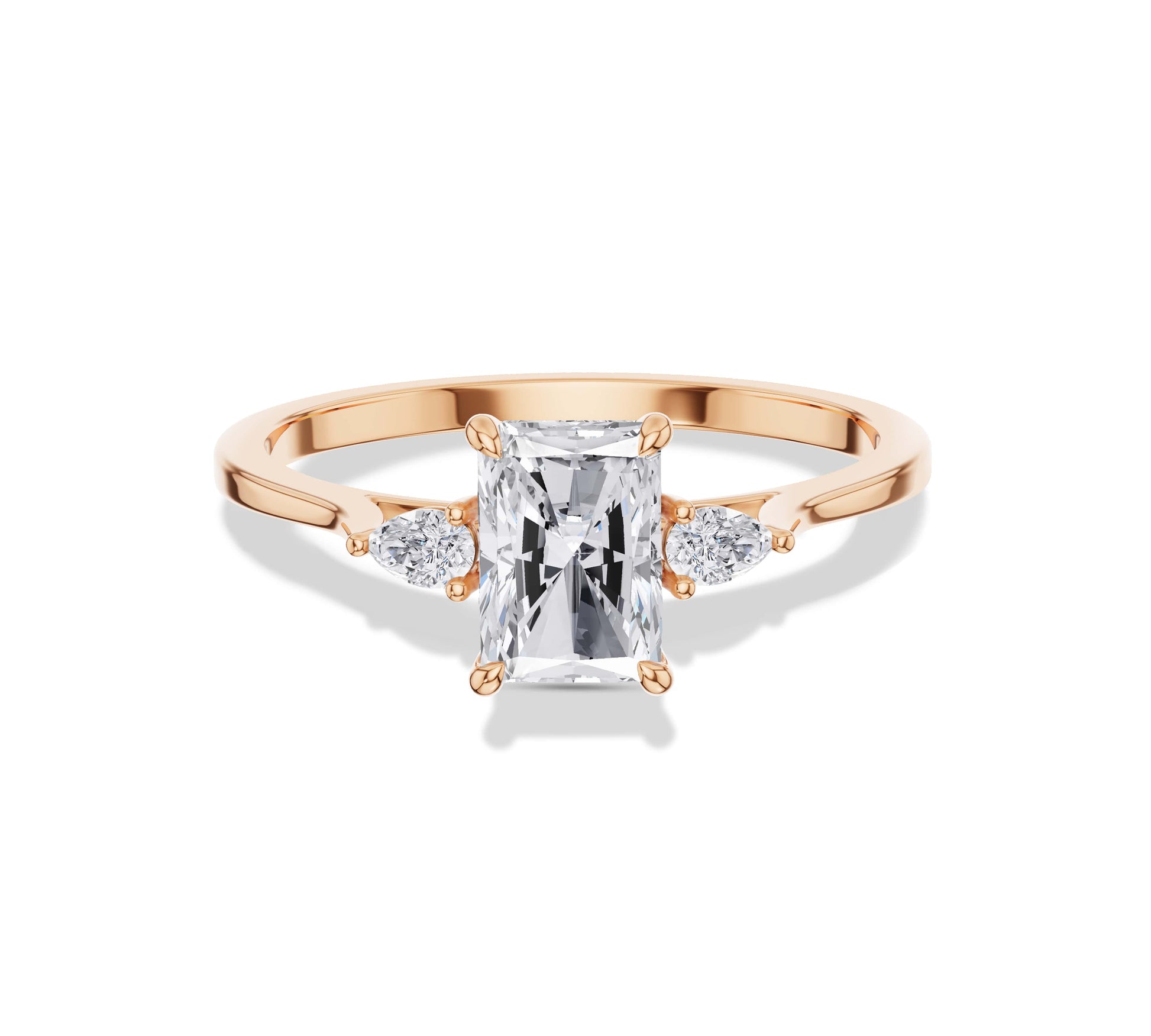 radiant diamond ring