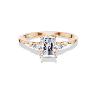 radiant diamond ring