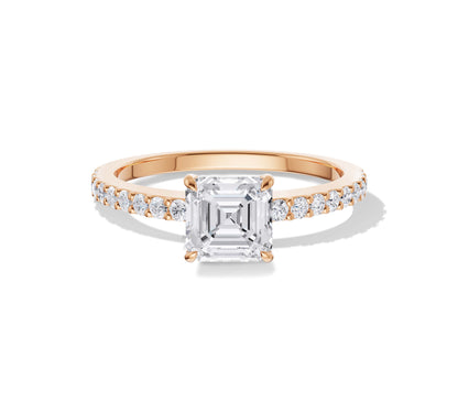 pave band engagement ring​