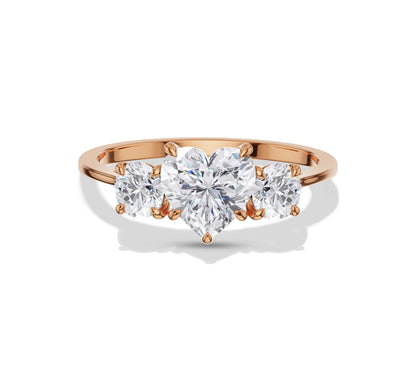 heart shape engagement ring
