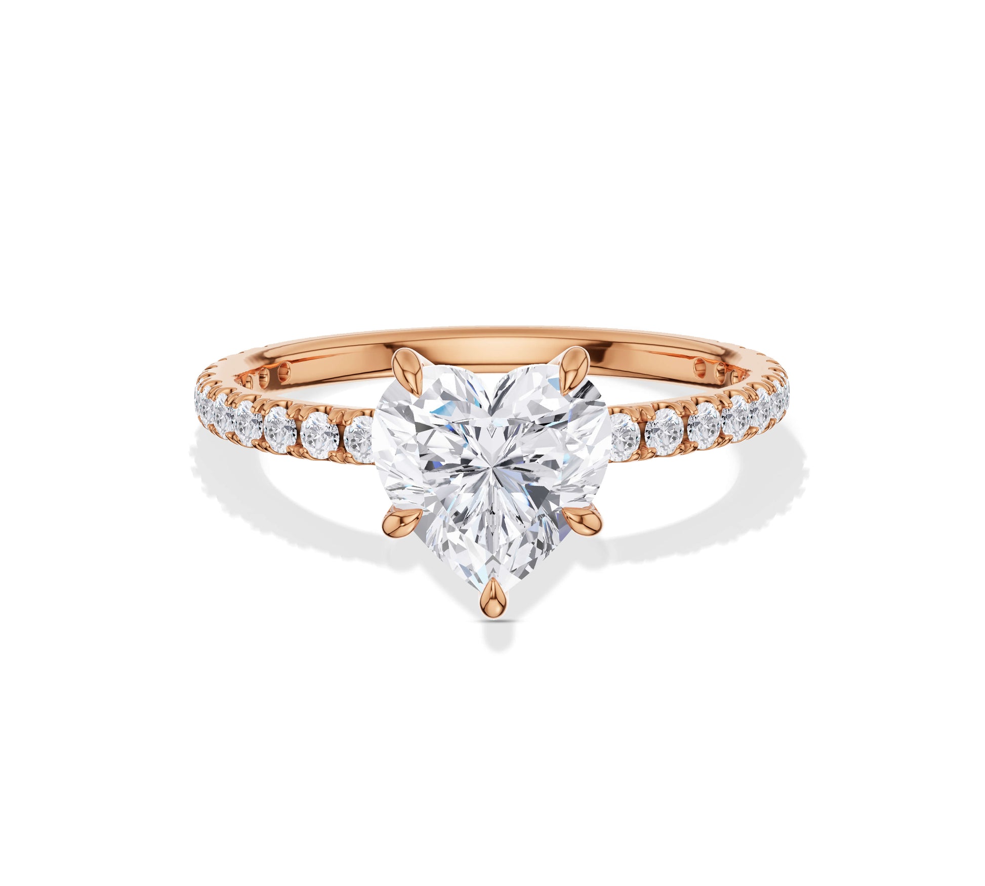 heart diamond engagement ring