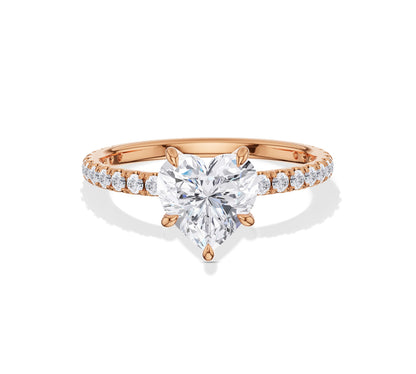 heart diamond engagement ring