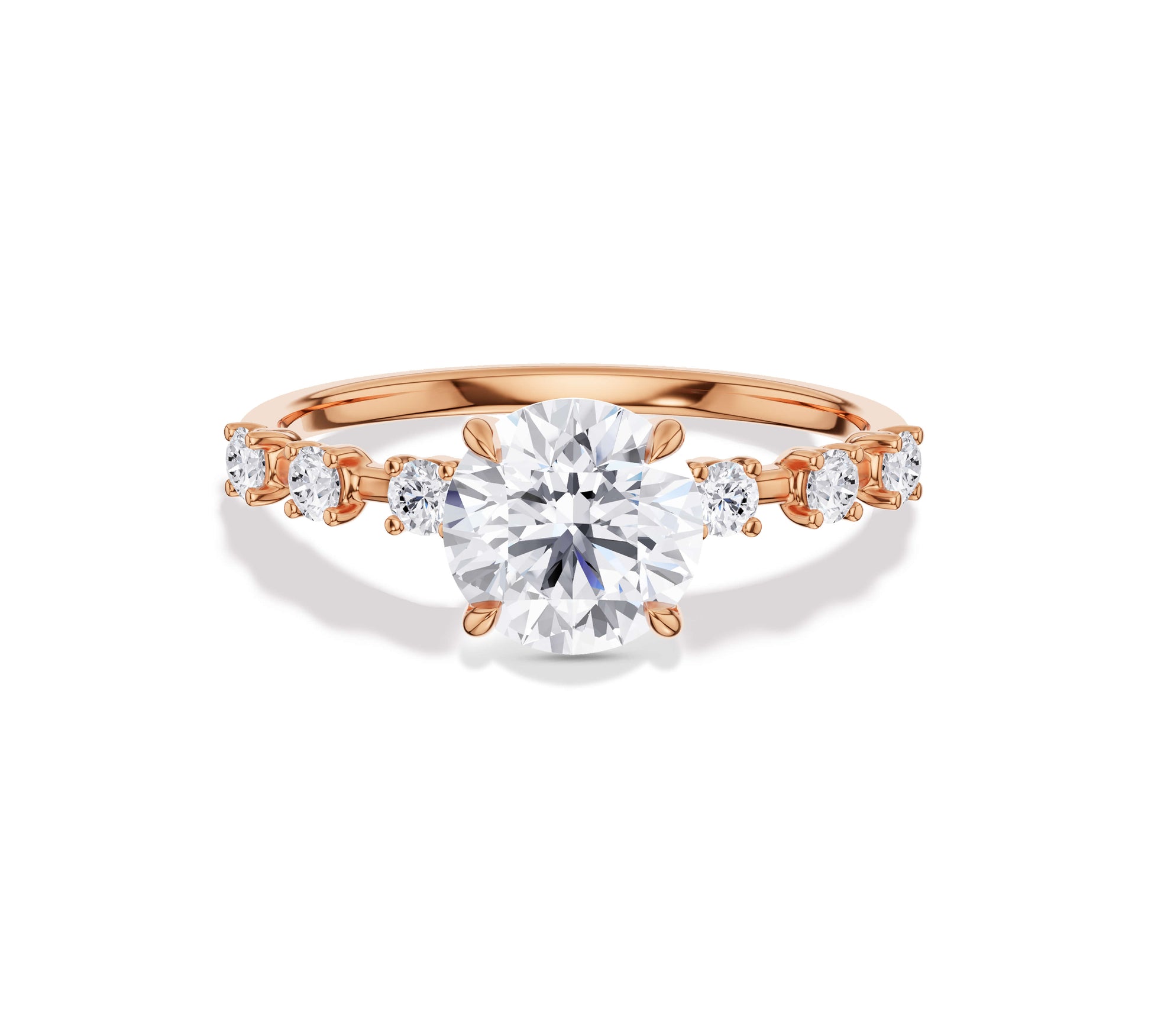round diamond engagement rings​