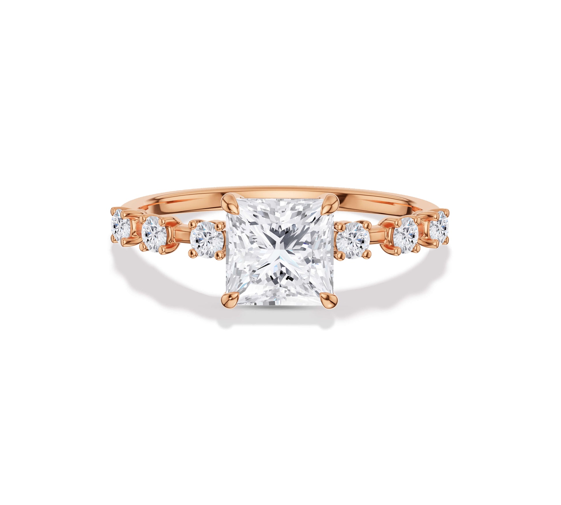princess cut diamond engagement rings​