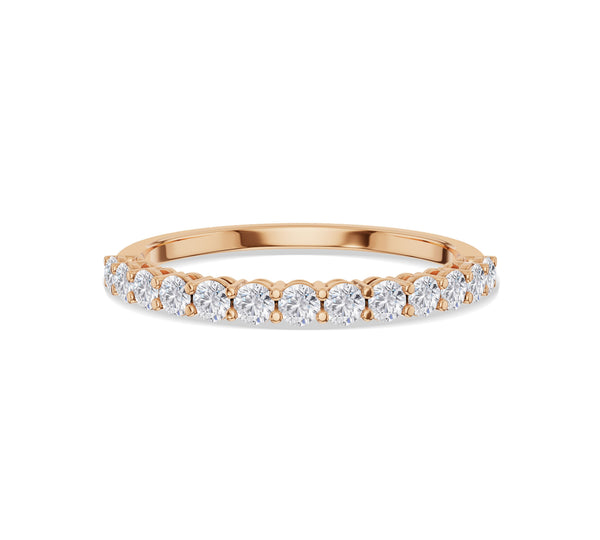 2mm Stackable Round Shape Eternity Band