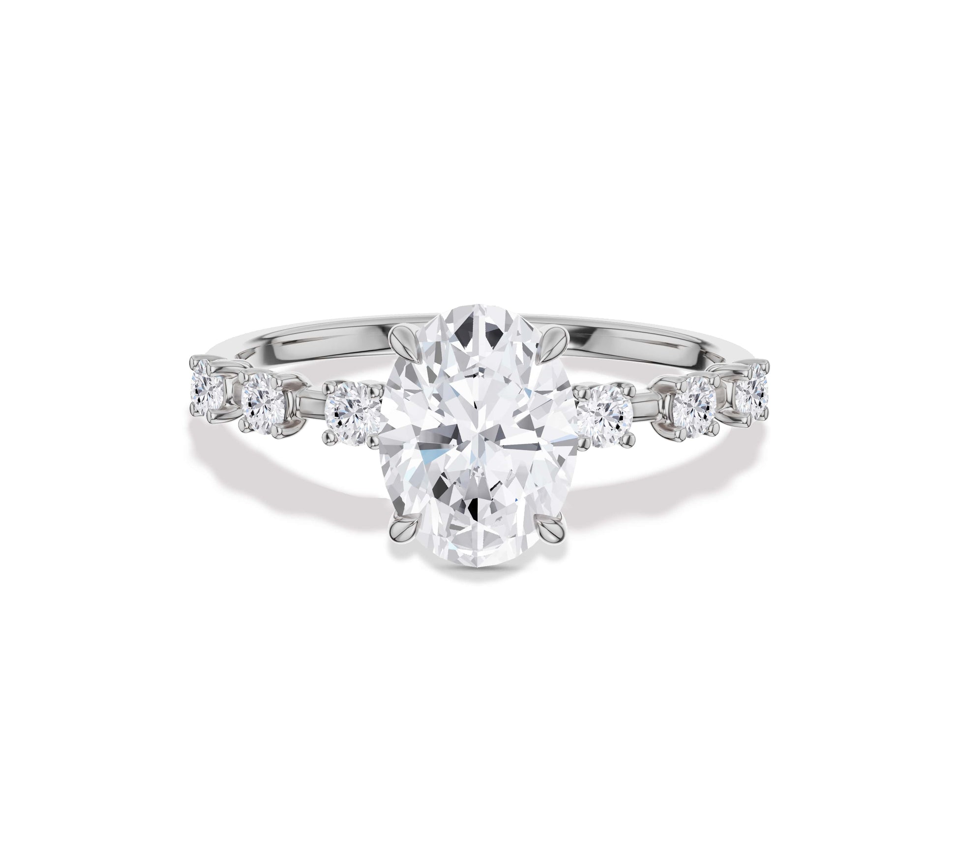 oval engagement rings diamond