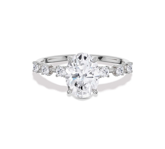 oval engagement rings diamond