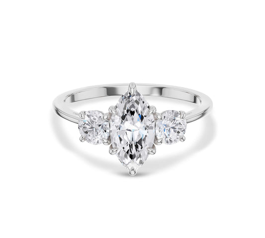 diamond marquise engagement ring