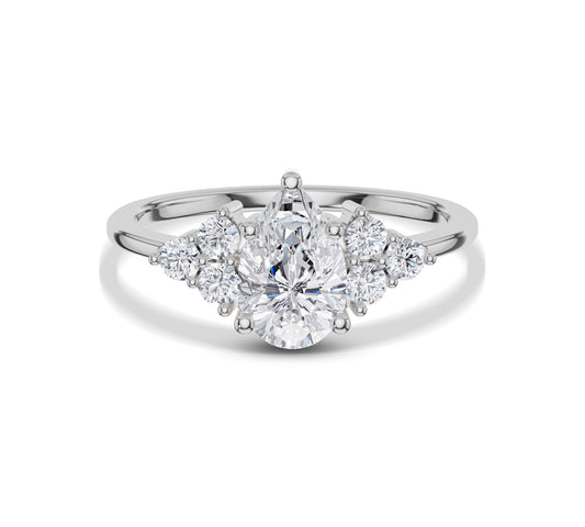 white gold inspired engagement ringsâ€‹