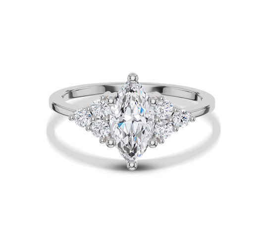 white gold earthy engagement rings
