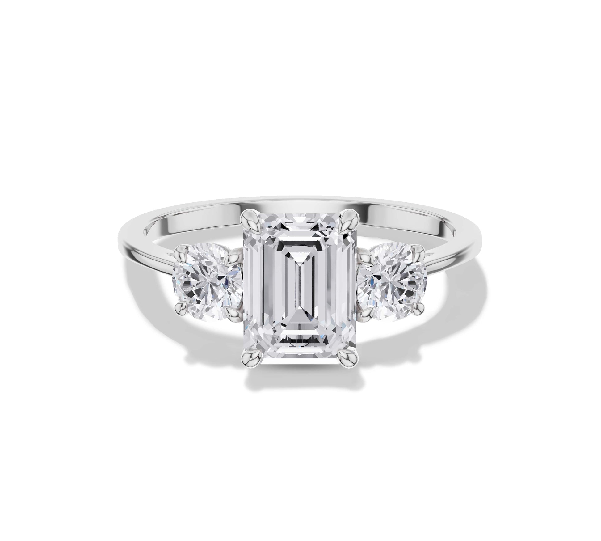 white gold engagement ring
