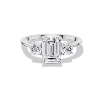 white gold engagement ring