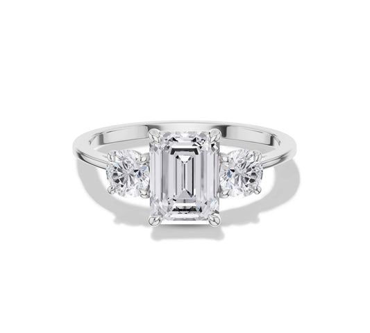 white gold engagement ring