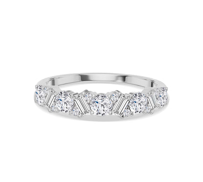 white gold eternity band