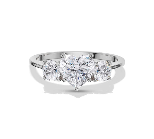 heart shape diamond ring