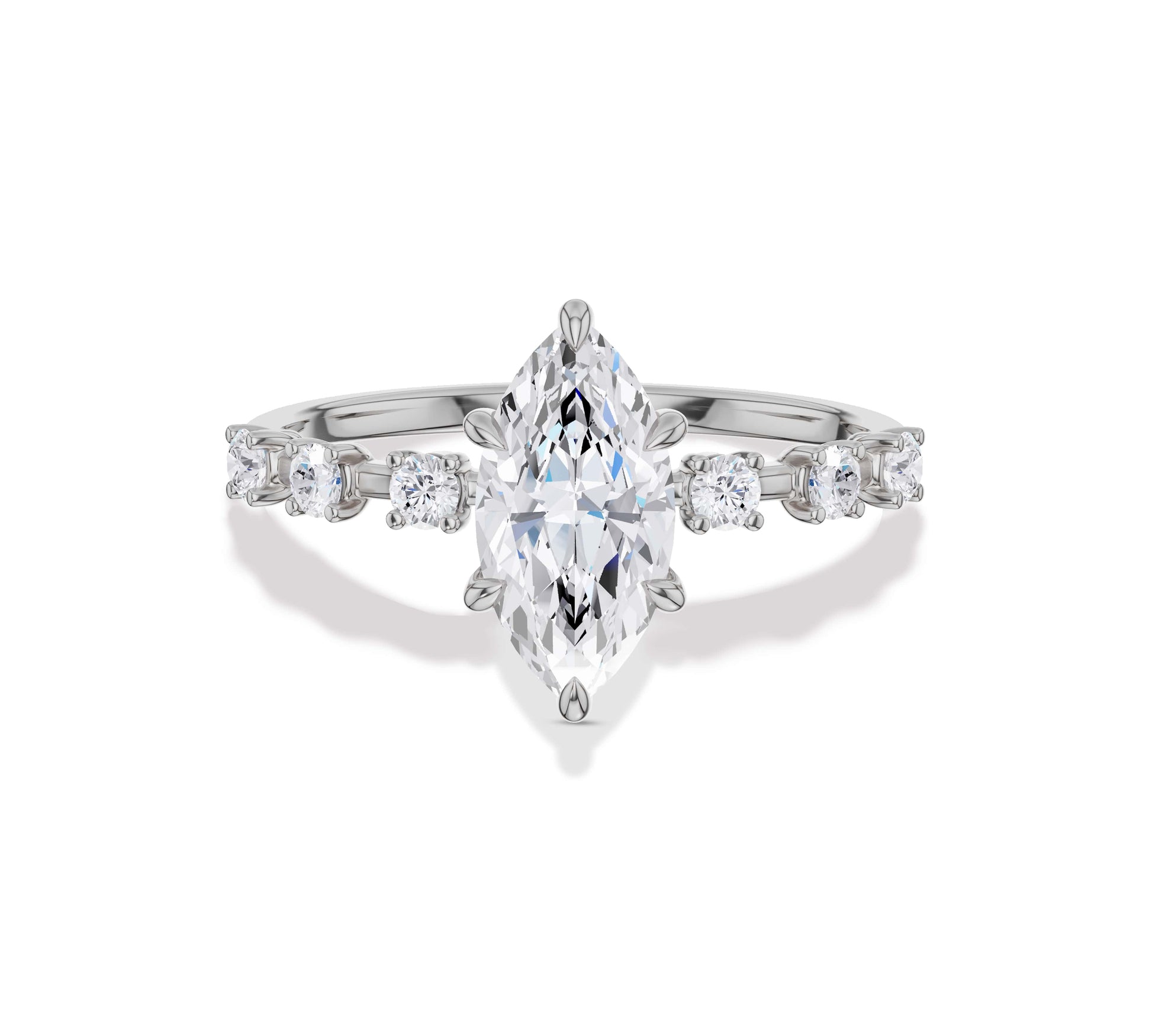 marquise moissanite ring
