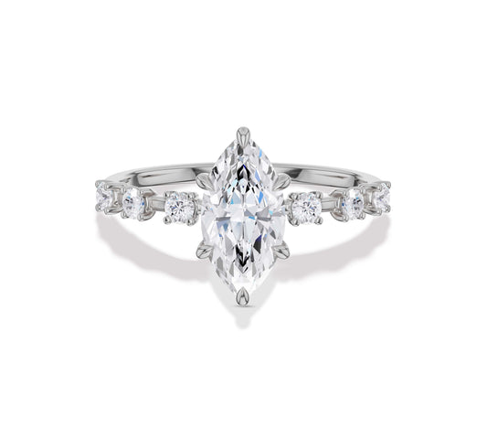 marquise moissanite ring