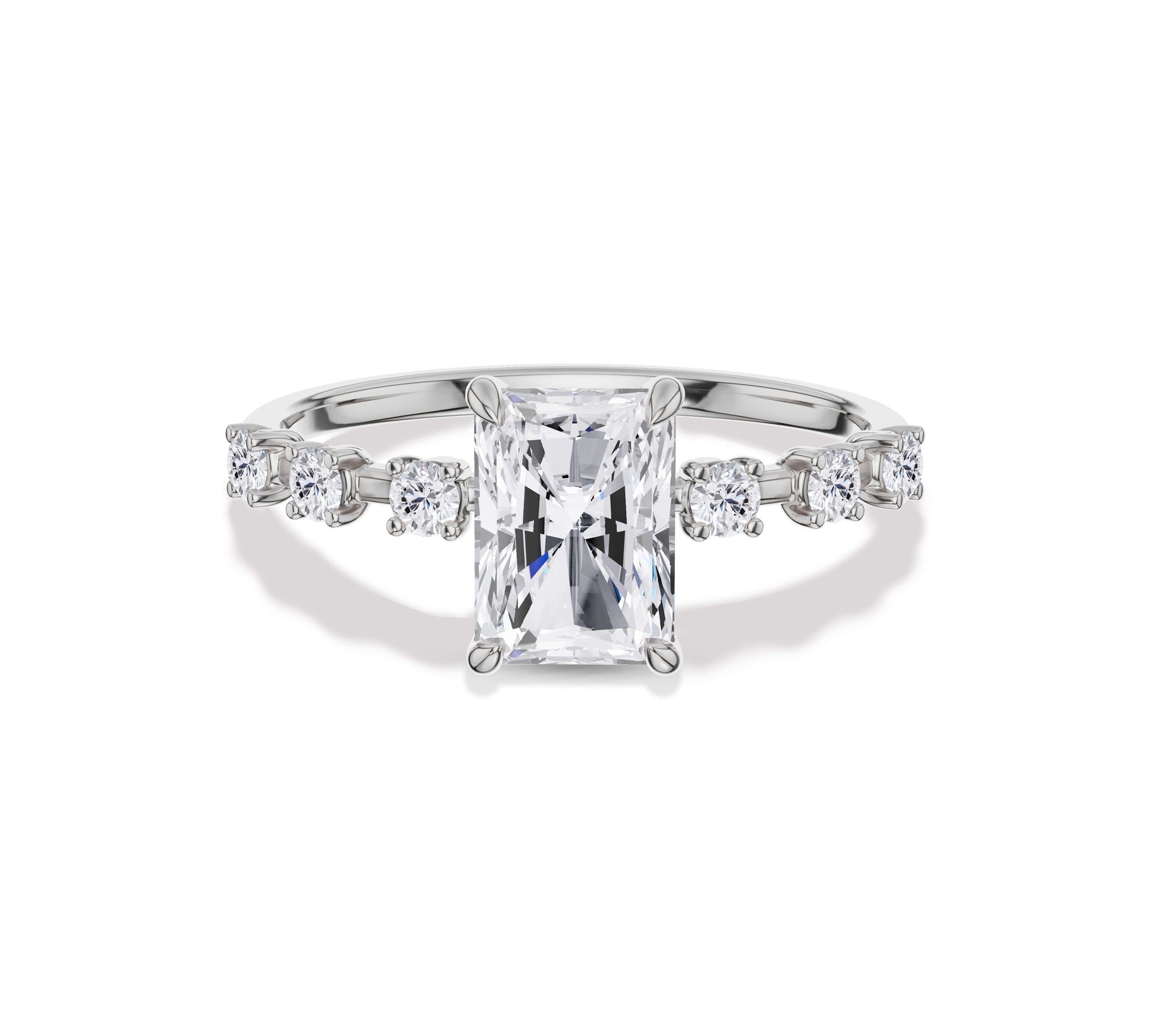 diamond ring radiant solitaire