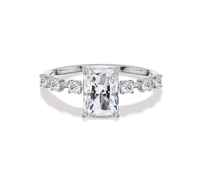 diamond ring radiant solitaire