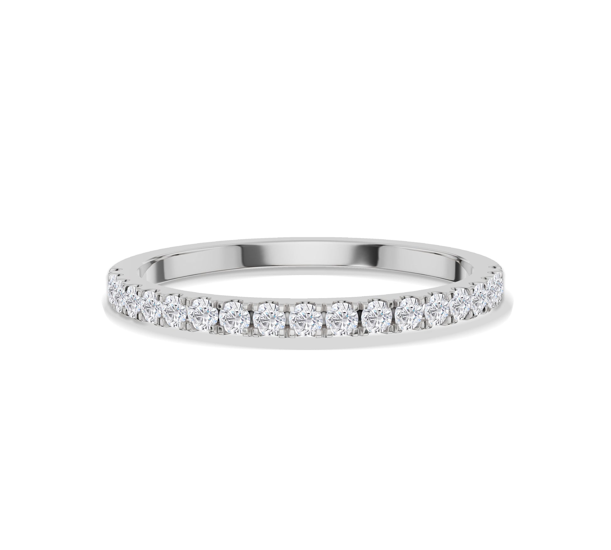 diamond wedding ring stacking