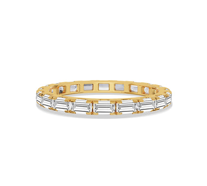 Horizontal Baguette Lab Grown Diamond Eternity Ring