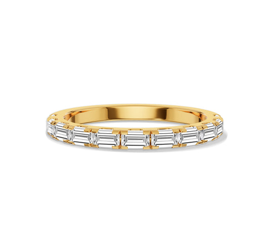 baguette wedding band