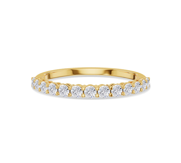 2mm Stackable Round Shape Eternity Band