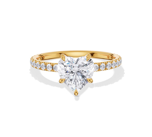 Heart Shaped Engagement Ring​