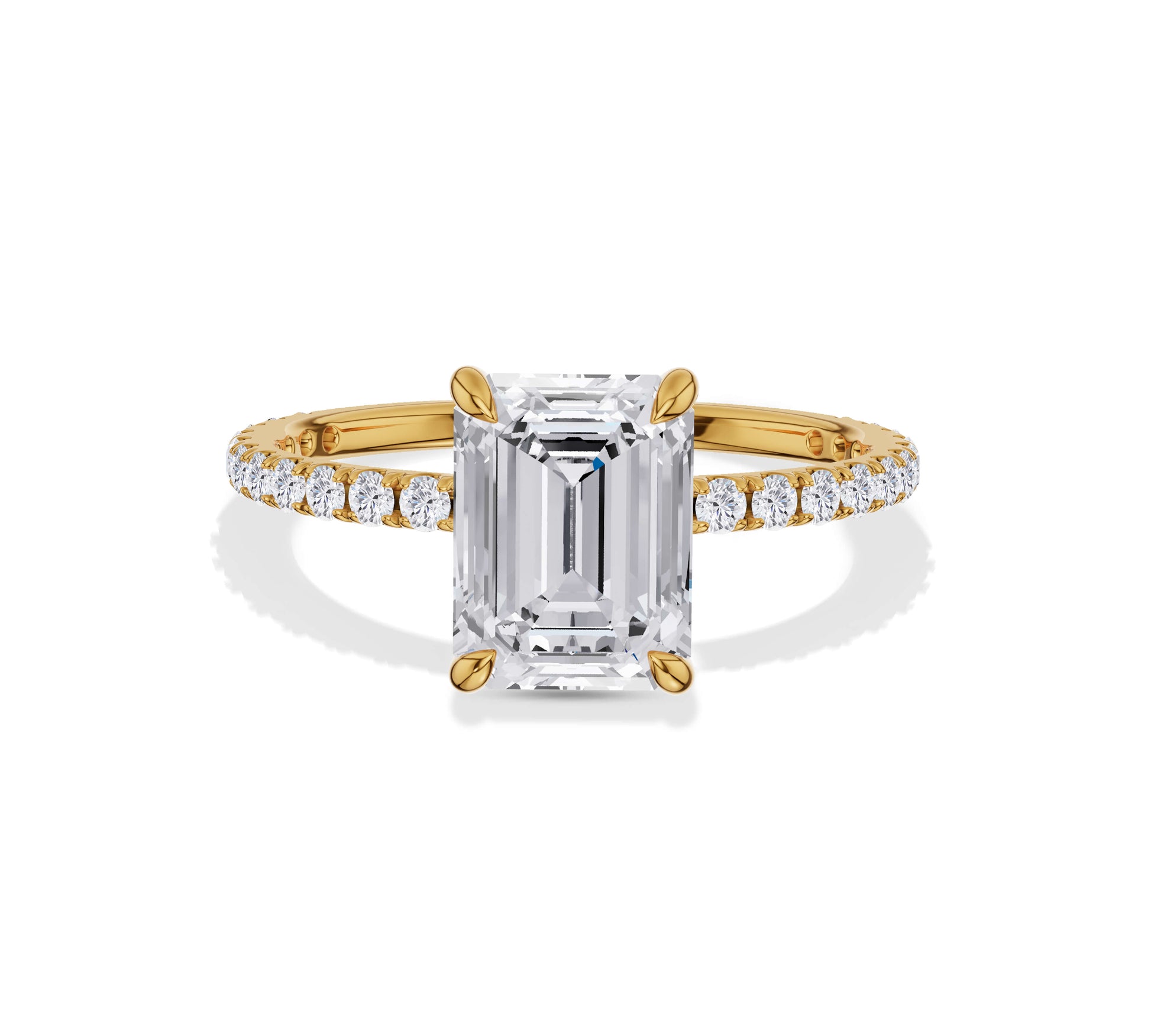 emerald cut engagement rings​