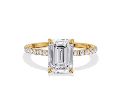 emerald cut engagement rings​