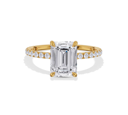 emerald cut engagement rings​