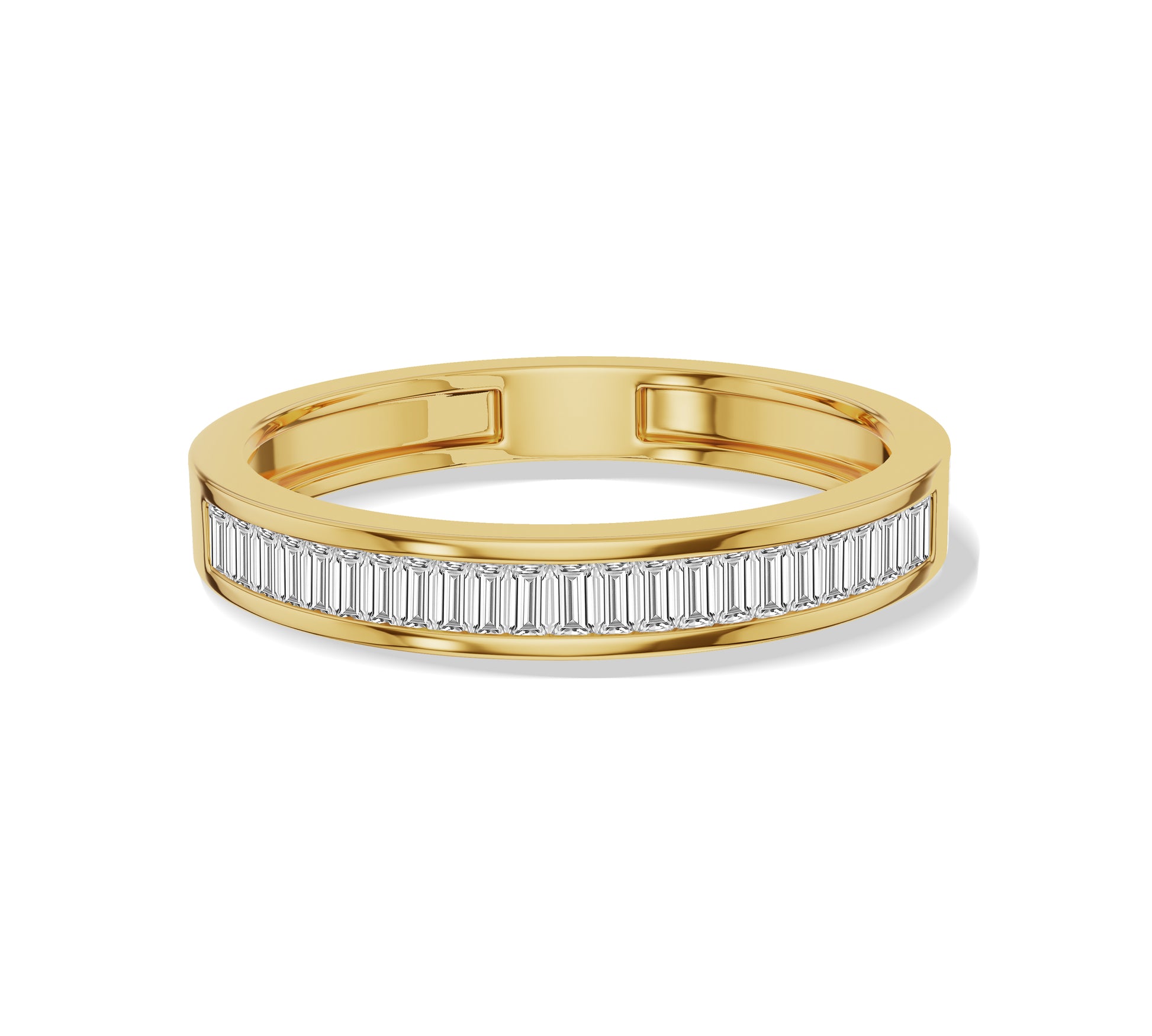Baguette Diamond Channel Set Ring