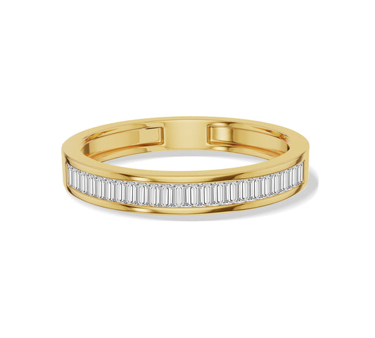 Baguette Diamond Channel Set Ring