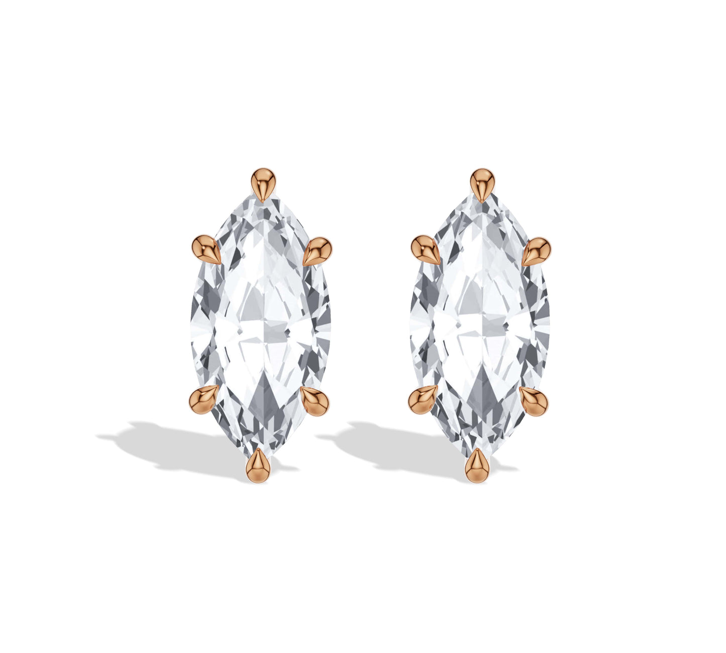 diamond stud earings