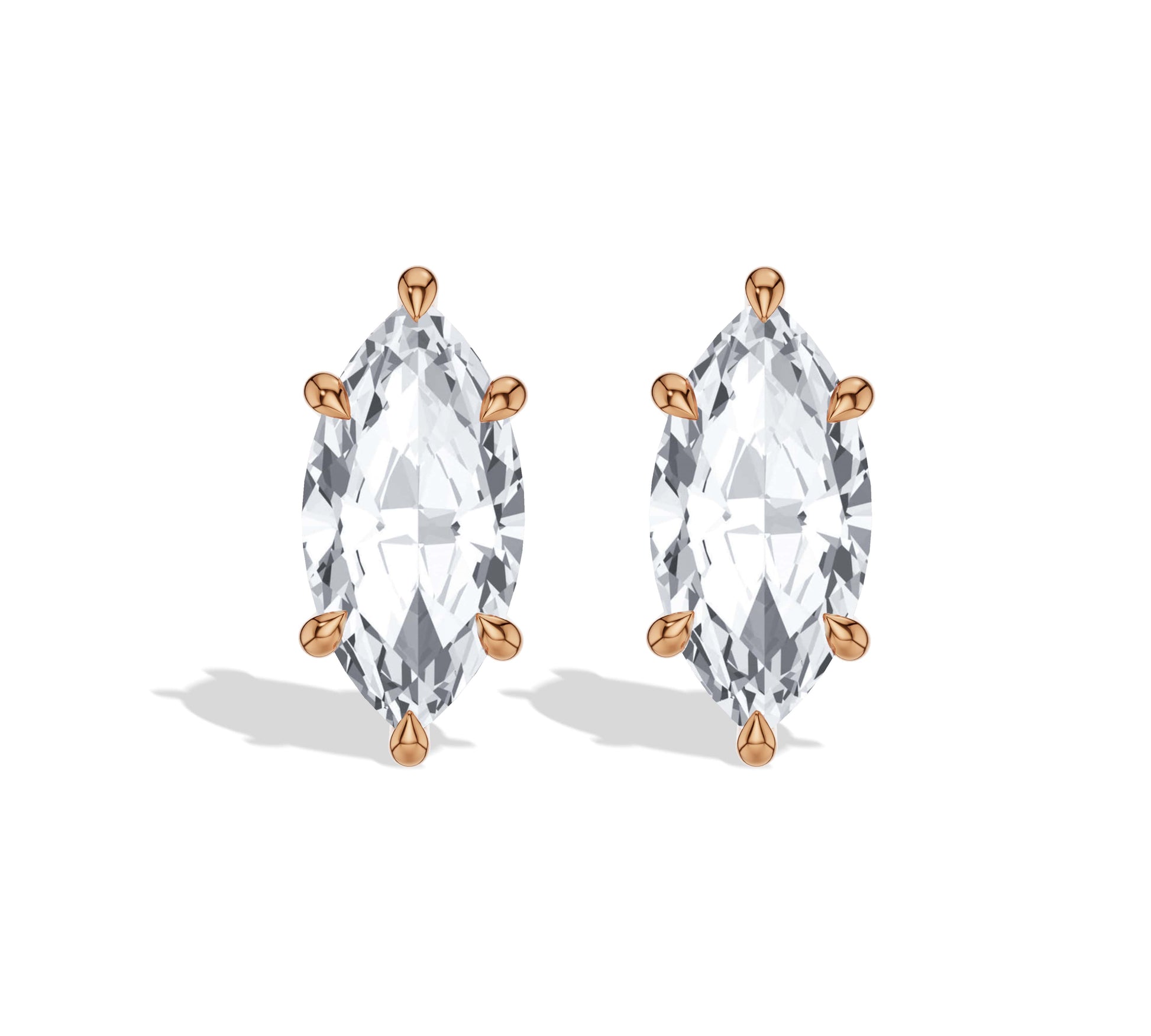diamond stud earings