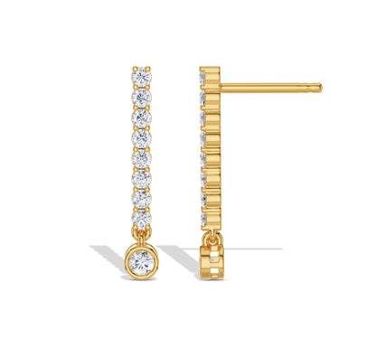 tennis bracelet earrings