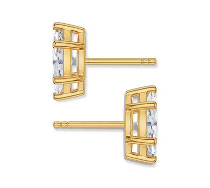 marquise diamond stud earrings​