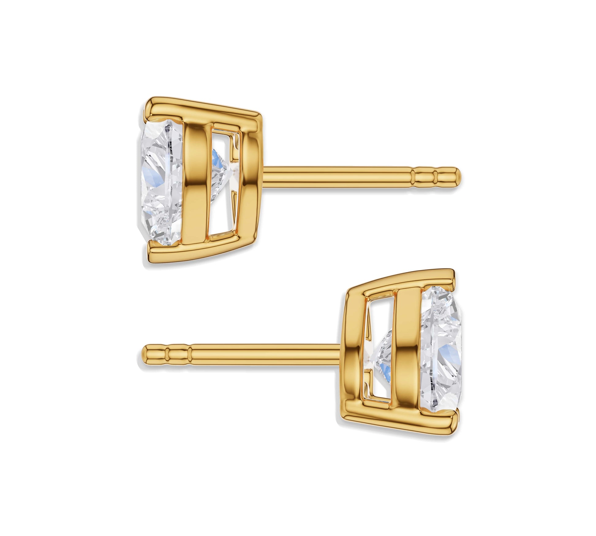 diamond heart earrings